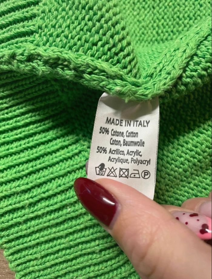 gilet vert fluo, femme 💚 cœur doré brodé, taille m - Aroma see you again - photo numéro 3