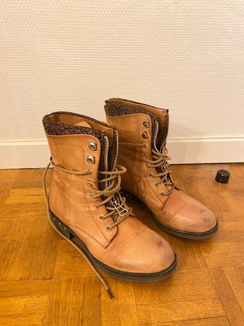 Bottines camel