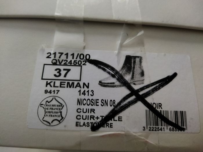 Bottines noires femme de marque française. Pointure 37. En cuir. Neuves - photo numéro 2