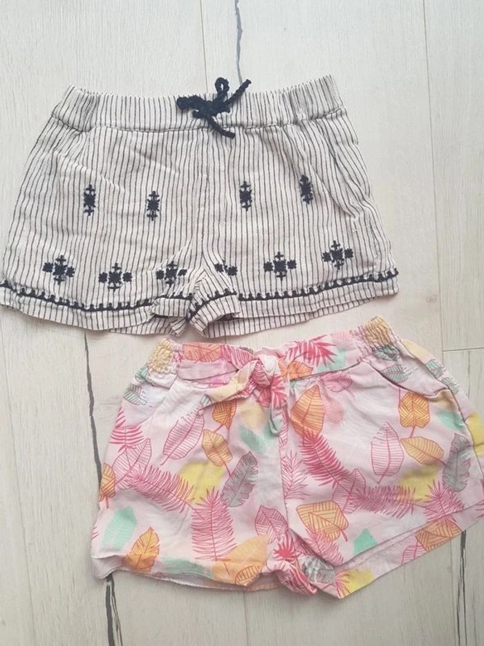 Lot de 2 shorts été fille 2ans zara
