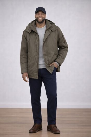 Parka homme élégante et casual 