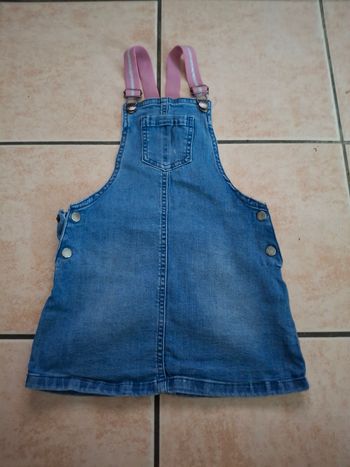 Jupe salopette jean 