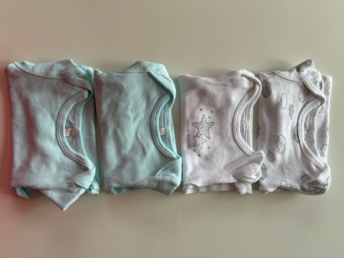 Lots de 4 bodys en 56 cm - photo numéro 4