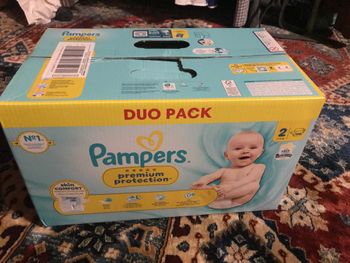 neuf duopack paquet de couches pampers premium protection taille 2 soit 108 couches culotte
