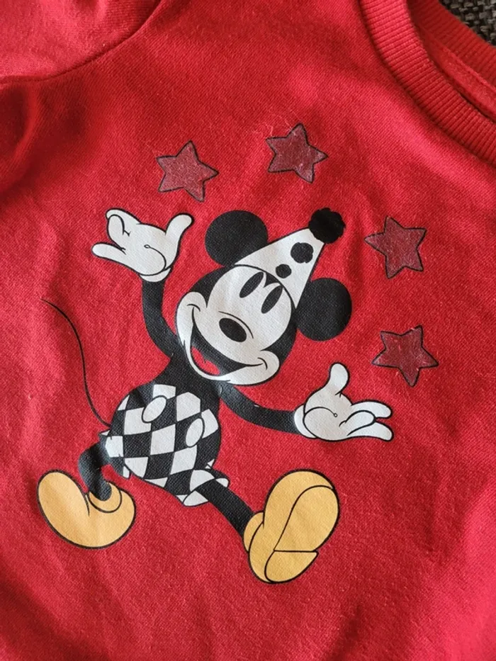 Sweat molletonné Mickey 3 ans - photo numéro 4
