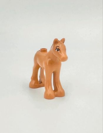 Lego Animaux Friends : Poney / Poulain prénommé Peanut, couleur caramel - NEUF