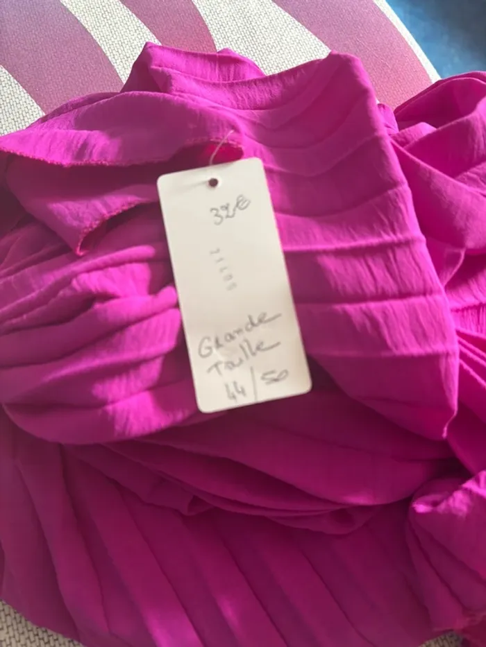 Robe longue plissée ample - photo numéro 5