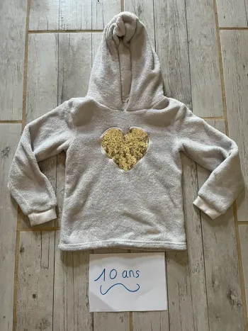 Très joli pull chaud hiver fille 10 ans