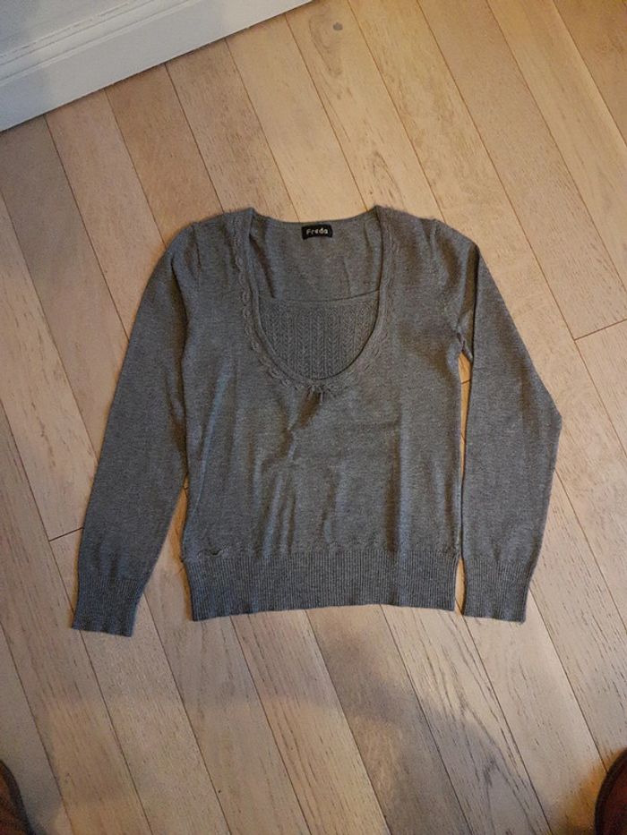 Pull gris 38 - photo numéro 4