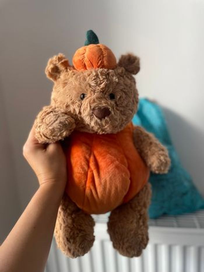 Peluche jellycat Ours Bartholomew Citrouilles 🎃 - photo numéro 6