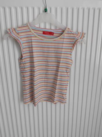 T shirt manches courtes fille 5  ans tissaia