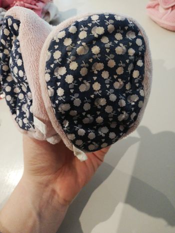 Chausson fille rose lapin  sauthon taille 17 18