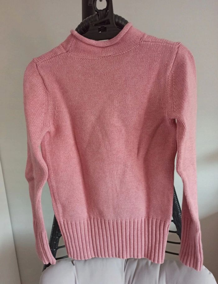 Pull uni rose esprit en maille 10 ans - photo numéro 4