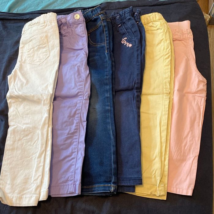 Lot 6 pantalons