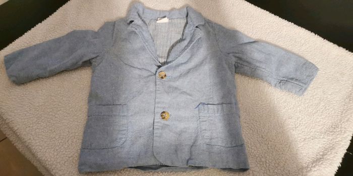 Veste blazer bleu clair