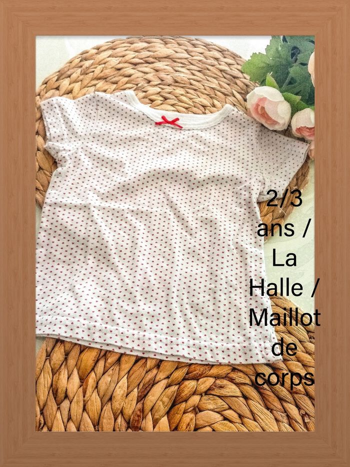 2/3 ans La Halle maillot de corps toutes saisons /Excellent état - photo numéro 4