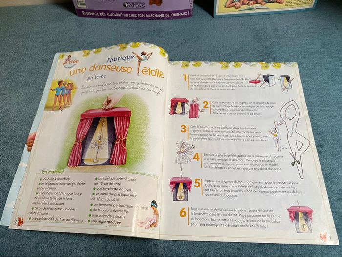 Lot de 4 livres fascicules Martine édition atlas et gommettes - photo numéro 11