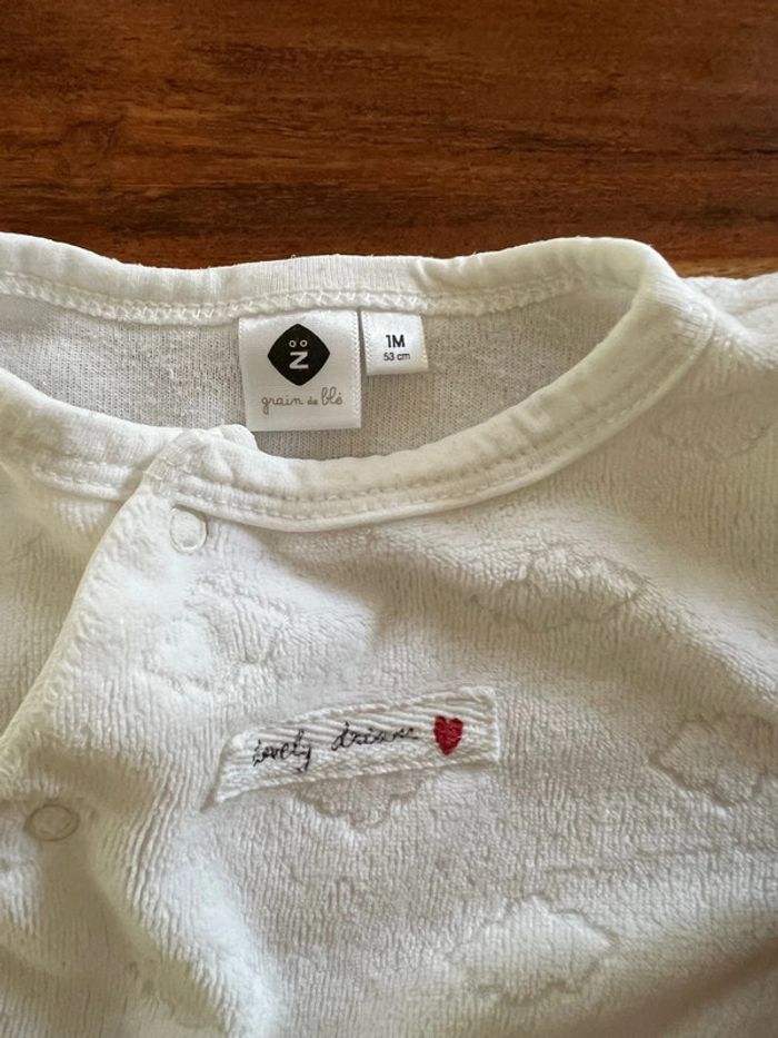 2 Pyjamas 1 mois fille - photo numéro 2
