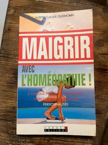 Livre Maiigrir avec l homéopathie!