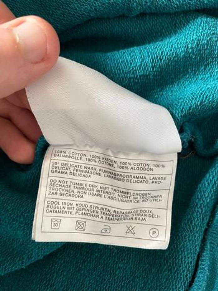 Hoodie Arte Antwerp turquoise logo brodé - Taille L - photo numéro 8