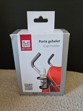 Porte gobelet biberon poussette neuf Red castle