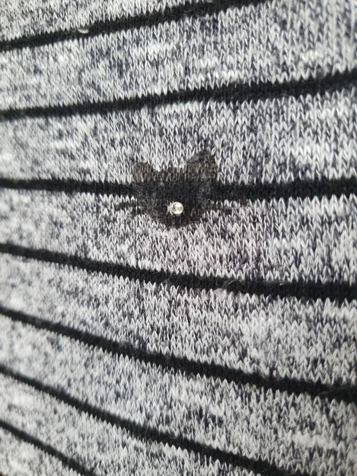 T-shirt chat - Taille 2/M - photo numéro 3
