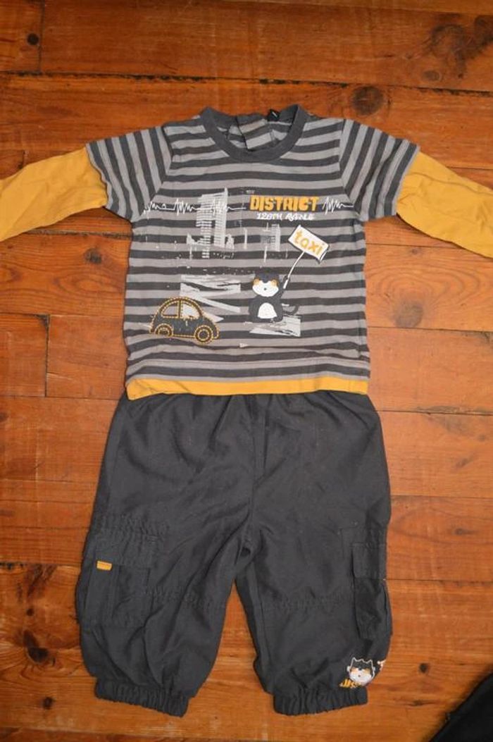 Ensemble 2 pièces Tee shirt + pantalon 12 mois - 1 an