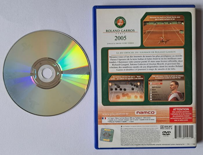 Roland Garros 2005 Sony PlayStation 2 PS2 - photo numéro 3