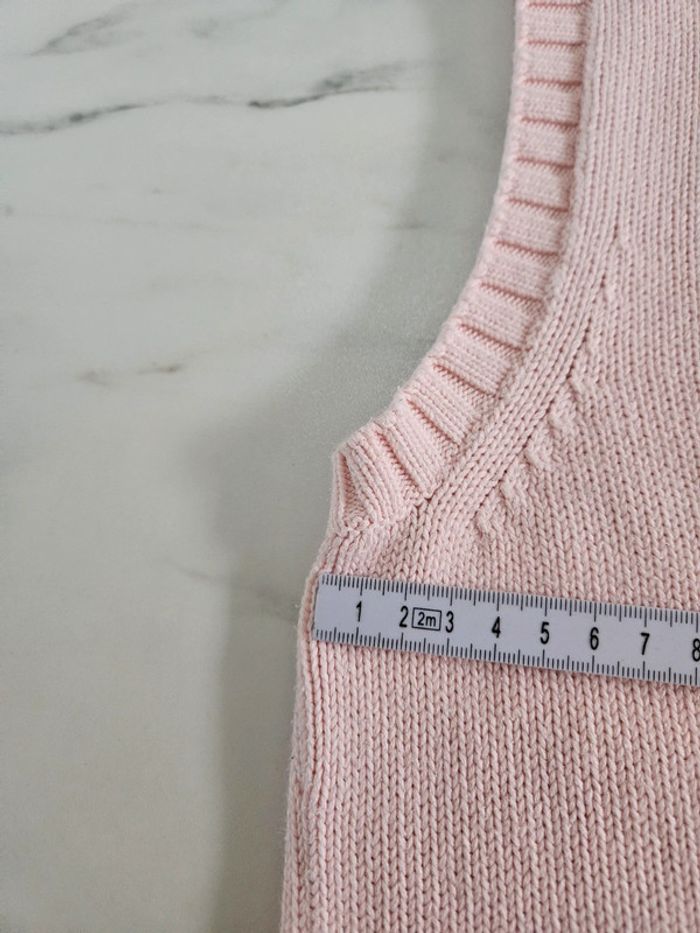 Esprit pull rose sans manches taille XL - photo numéro 9