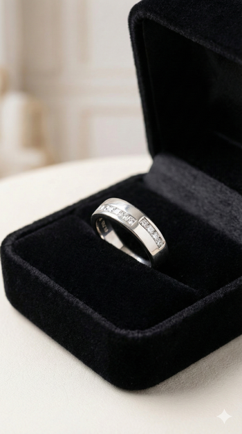 bague en argent 925/°°° marque altesse dim 52 pierres oxydes de zirconium