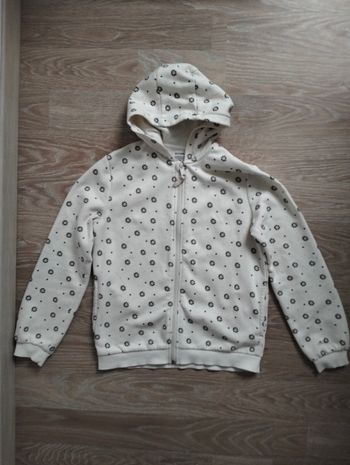 Sweat zippé à capuche 12 ans 