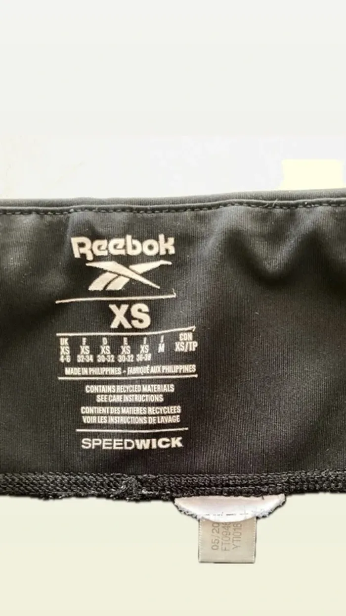 Reebok Legging femme sport Workout ReadyProgram speedwick Noir XS - photo numéro 4