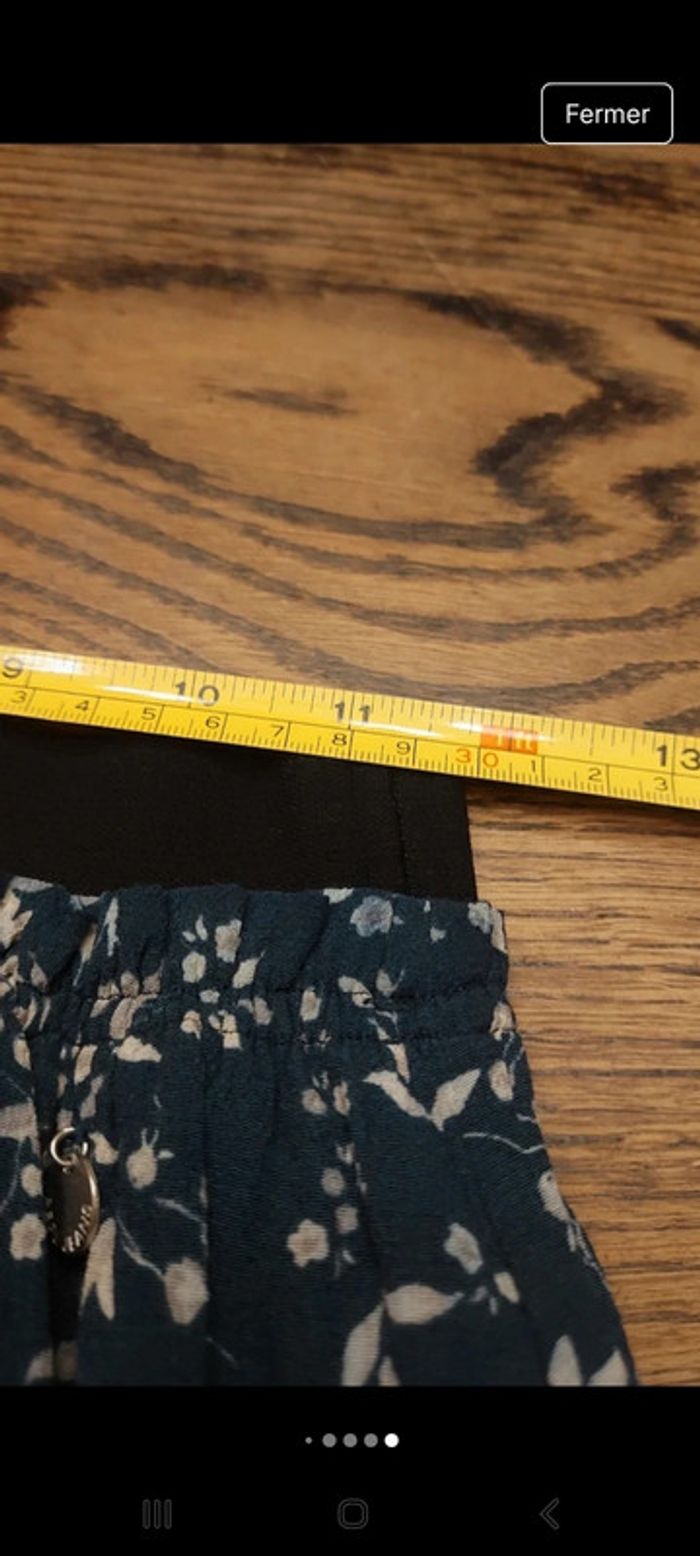 Jupe bleu fleurie Pepe Jeans t XS - photo numéro 12