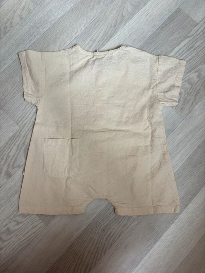 Combishort beige 3/6 mois - photo numéro 2