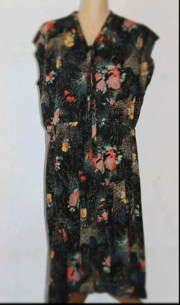 Robe  été -  Sans  manche -  Multicolore -  Françoise de France
