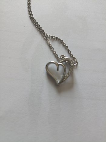 Collier pendentif coeur