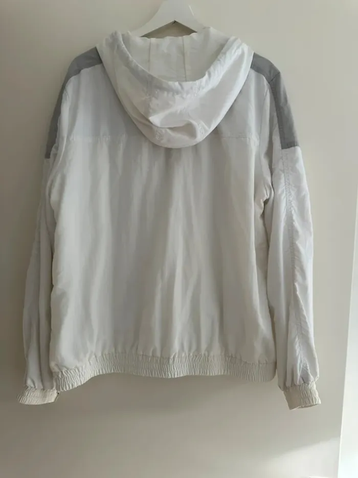 Veste coupe-vent O’Neill L – vintage, Style streetwear blanc & gris, état top - photo numéro 9