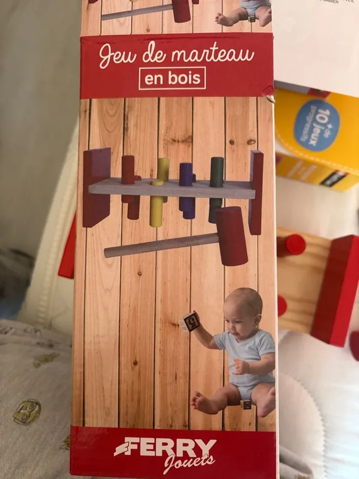 Jeu de marteau en bois