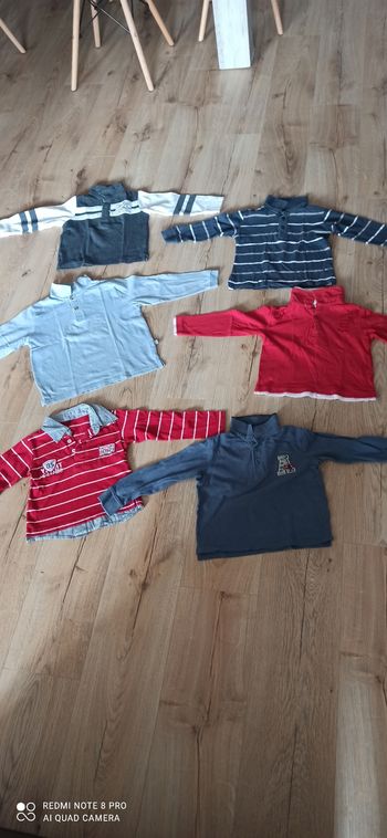 Lot de 6 polos ml 4 ans