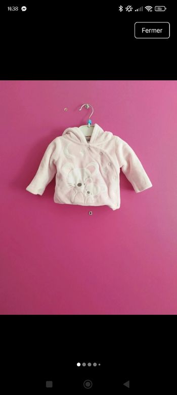 Veste zippée 1 mois b2 
