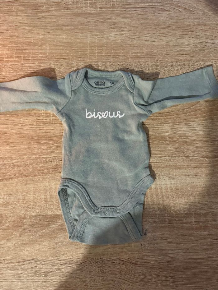 Body vert « bisous »