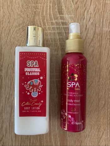 Body lotion et body mist spa