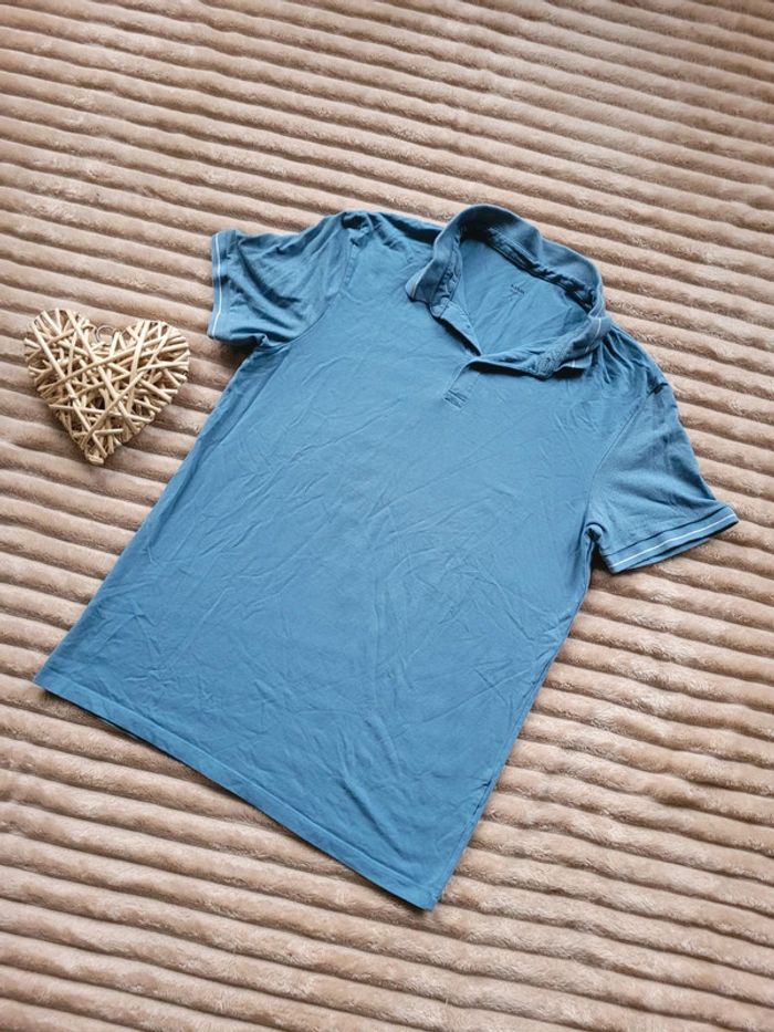 Polo homme bleu taille L - photo numéro 3