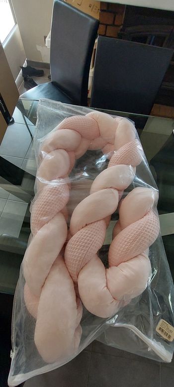 Tresse decorative 200 cm mix blush