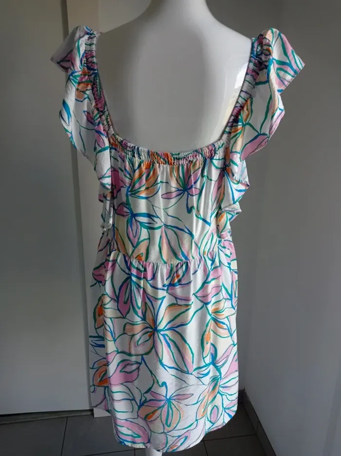 Robe colorée imprimé fantaisie fleurs Grace&mila - photo numéro 3