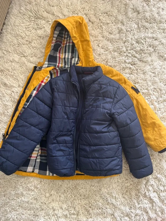 Combinée Manteau + doudoune pour prince 🤴7 ans - photo numéro 3