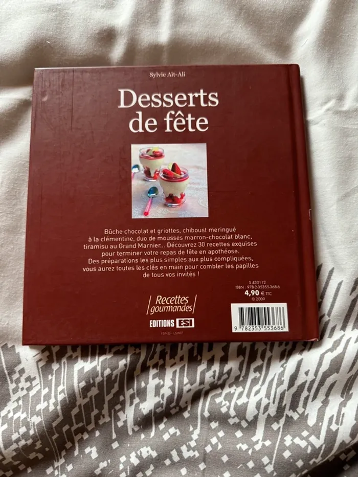 Livre de recettes desserts de fête - photo numéro 3