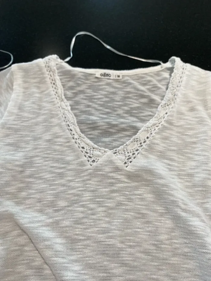T-shirt blanc Taille M - photo numéro 6