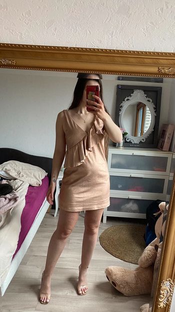 Robe de soirée rose gold