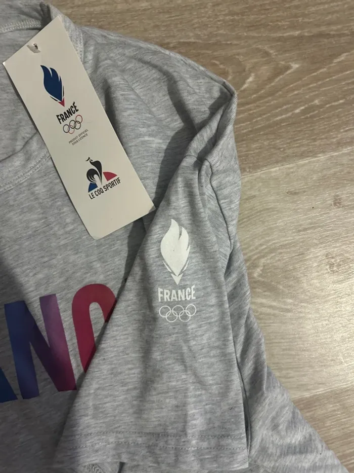T-shirt le coq sportif équipe de France olympique Paris 2024 XL - photo numéro 4